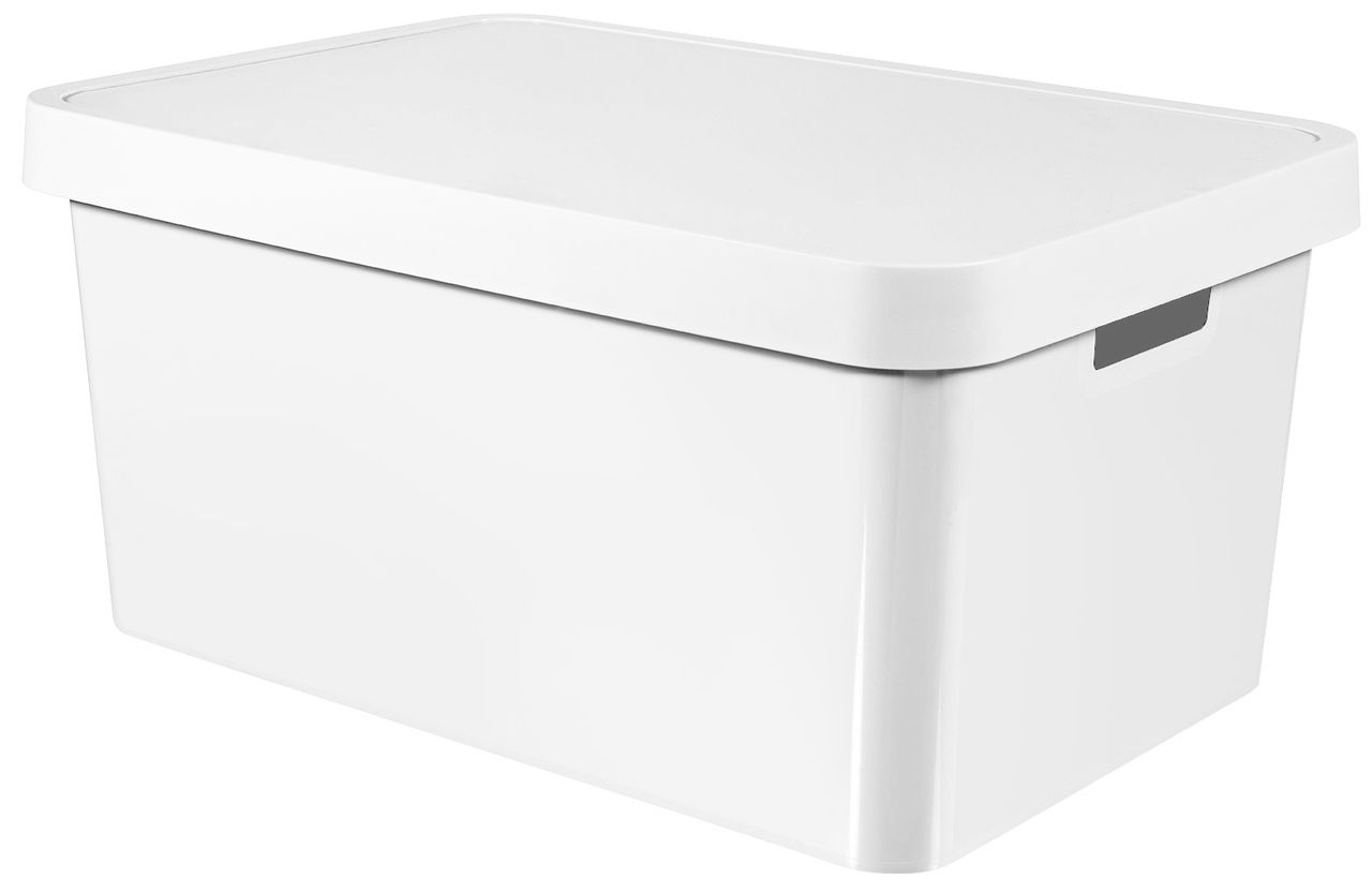 Curver 3-er Set INFINITY Box mit Deckel 45L weiß