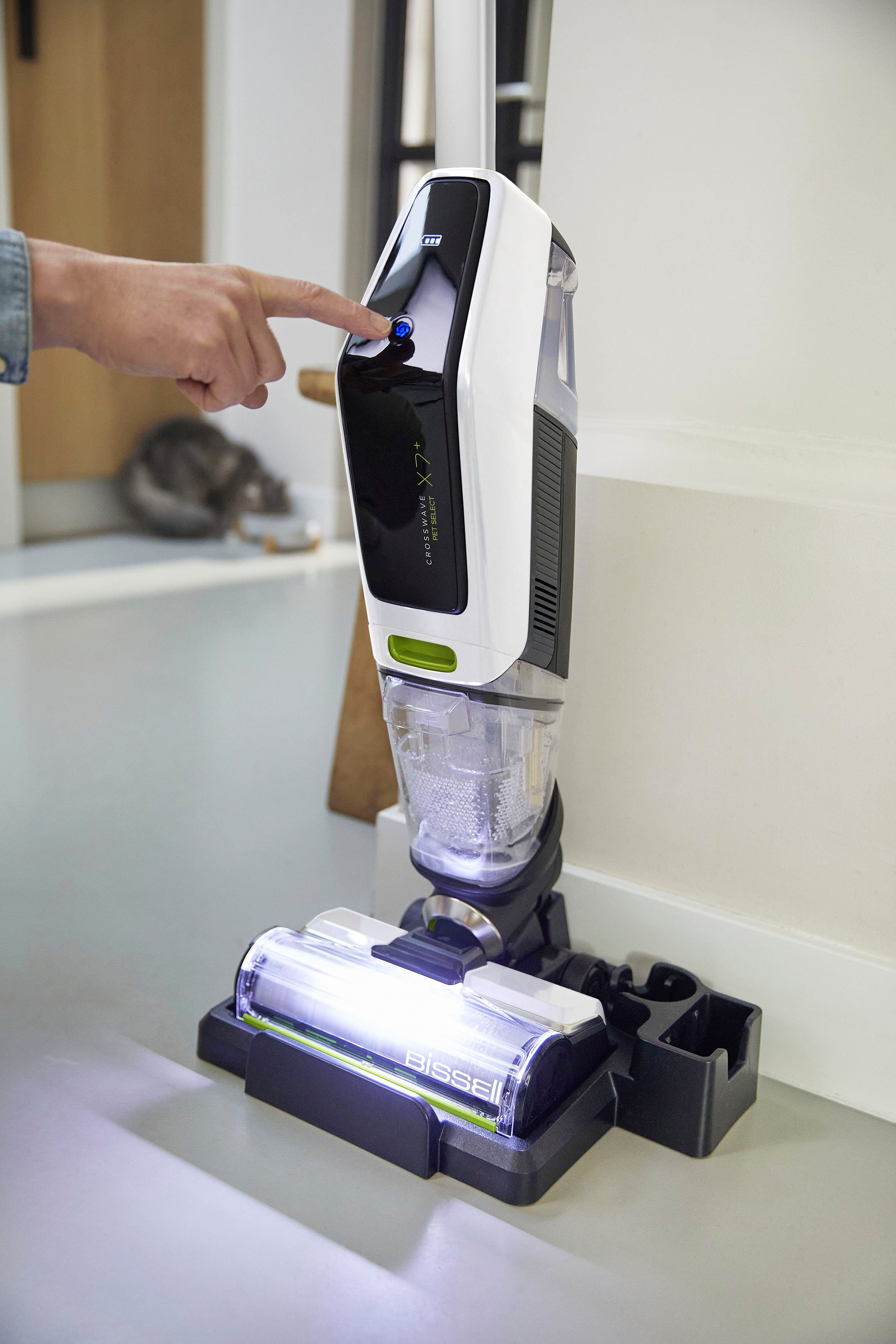 Bissell Nass-Trocken-Sauger CrossWave X7 Plus Cordless Pet Select, 75 W, beutellos