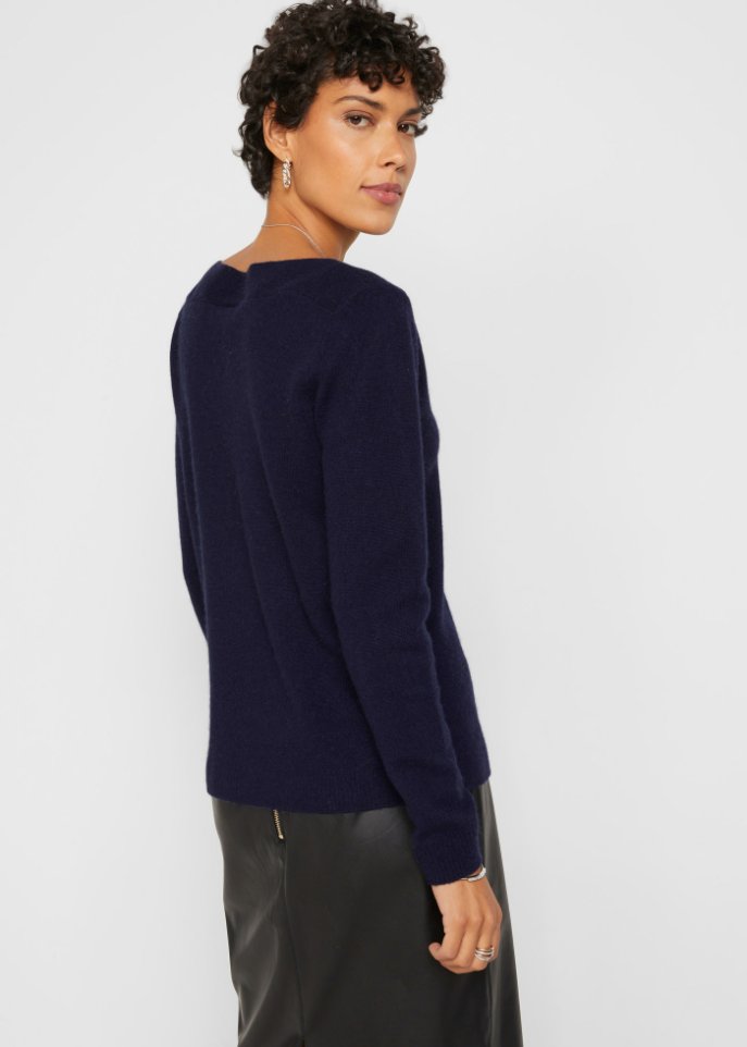 Wollpullover mit Good Cashmere Standard®-Anteil