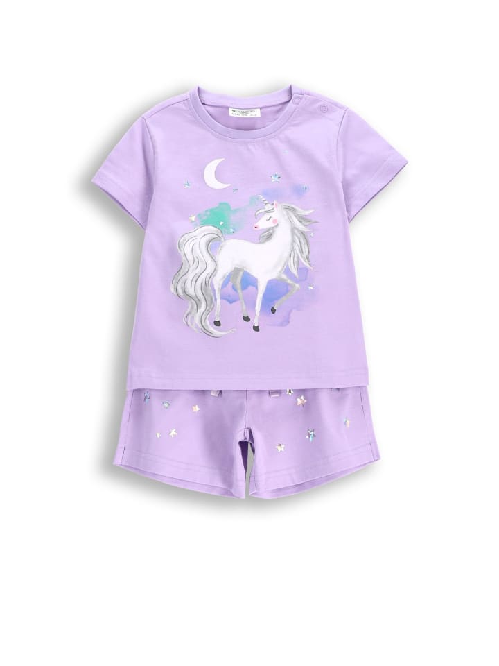 Coccodrillo Mädchenpyjama in violett günstig kaufen