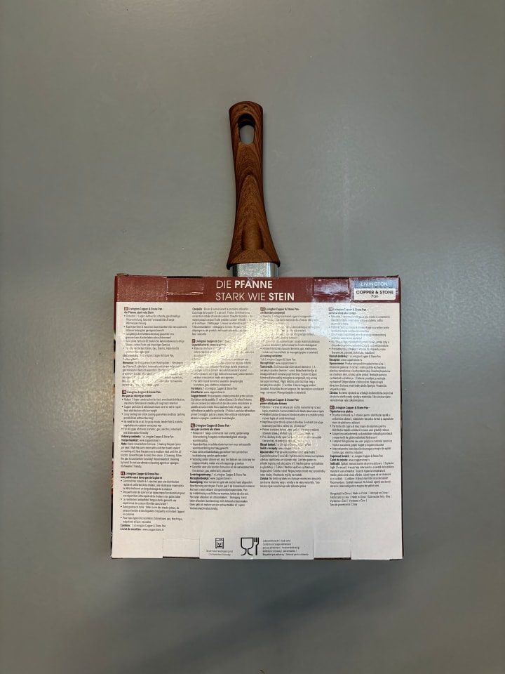 Livington Pfanne Copper & Stone Pan 24 in Rot günstig kaufen onesize
