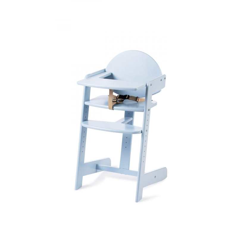Chaise haute FILOU UP tablette incluse bleu