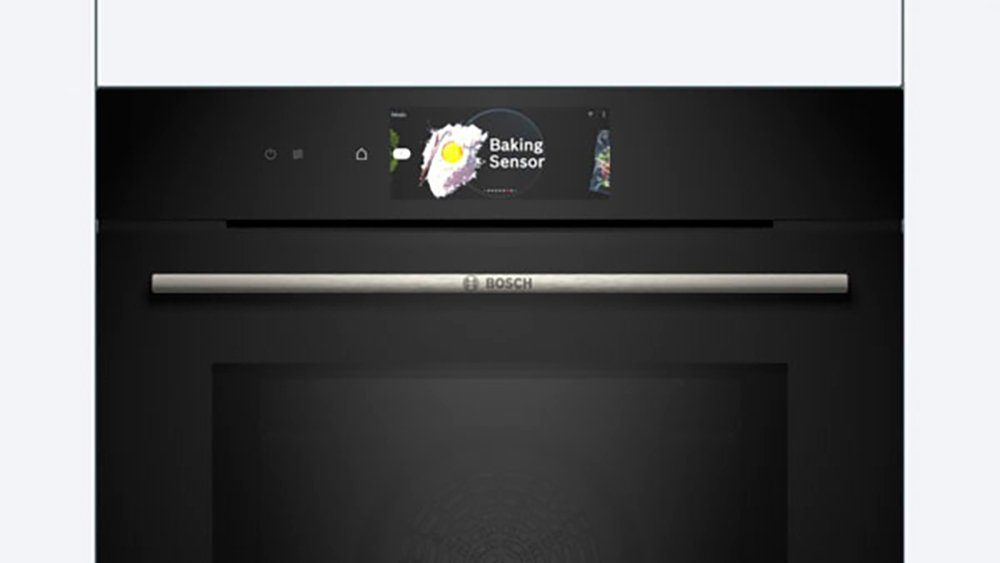BOSCH Backofen mit Mikrowelle Serie 8 HMG778NB1, mit 1-fach-Teleskopauszug, Pyrolyse-Selbstreinigung