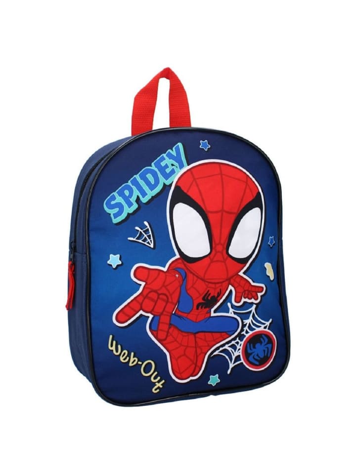 Spiderman Spiderman Rucksack Robuste Kindertasche für Schule, Freizeit in Blau günstig kaufen 29 x 8 cm