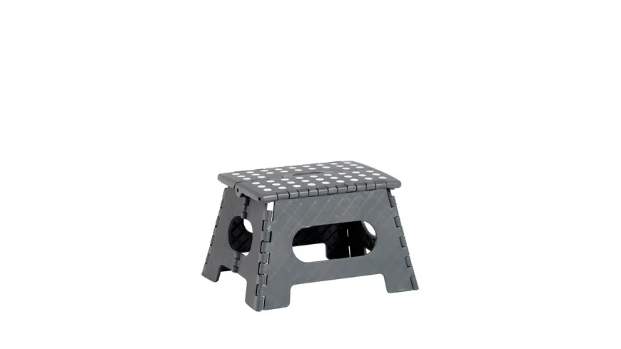 zeller Klapphocker grau