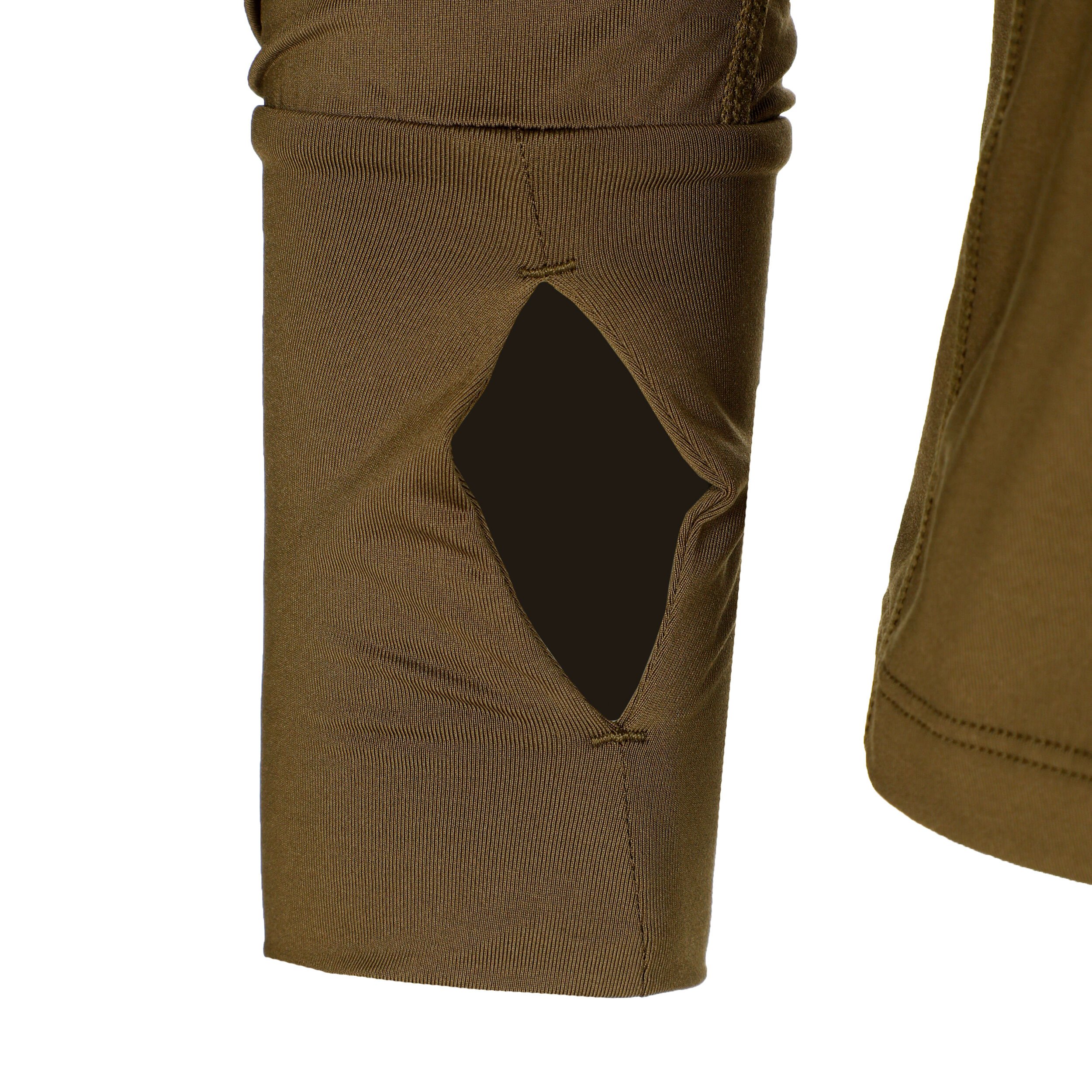 Borg 1/4 Zip Longsleeve Herren - Khaki