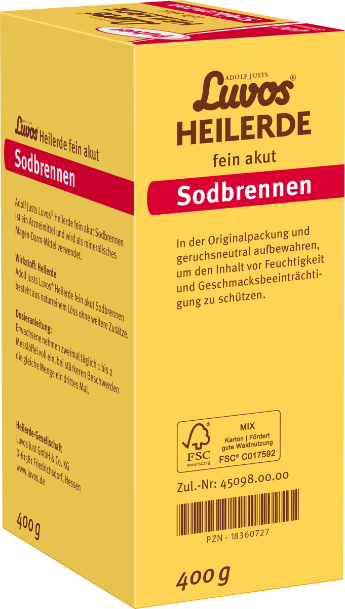 Heilerde fein akut Pulver, 400 g