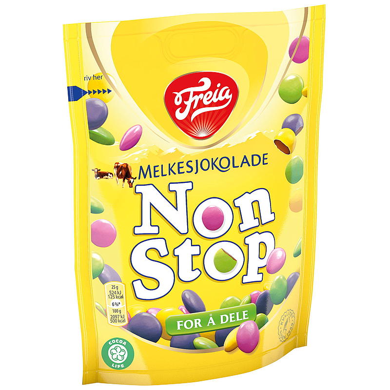 Freia Non Stop 180 g melkesjokolade