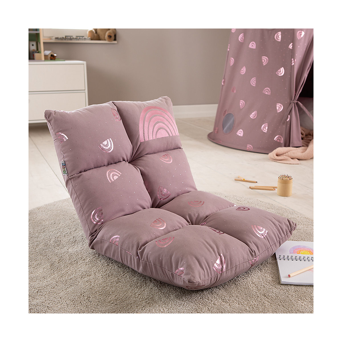 2 in 1 Kindersessel + Kinderliege 