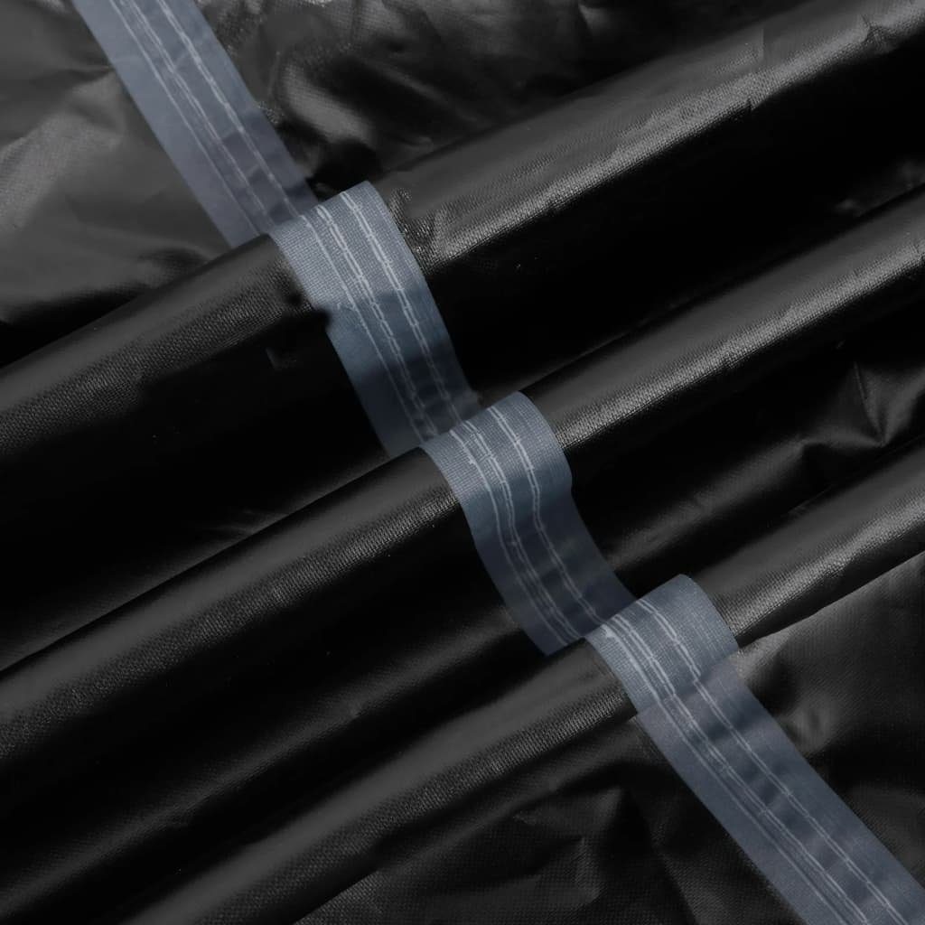 vidaXL Gartenmöbel-Schutzhülle Gartenmöbel-Abdeckung Schwarz 113x113x73 cm Wasserdicht 420D (1-St)
