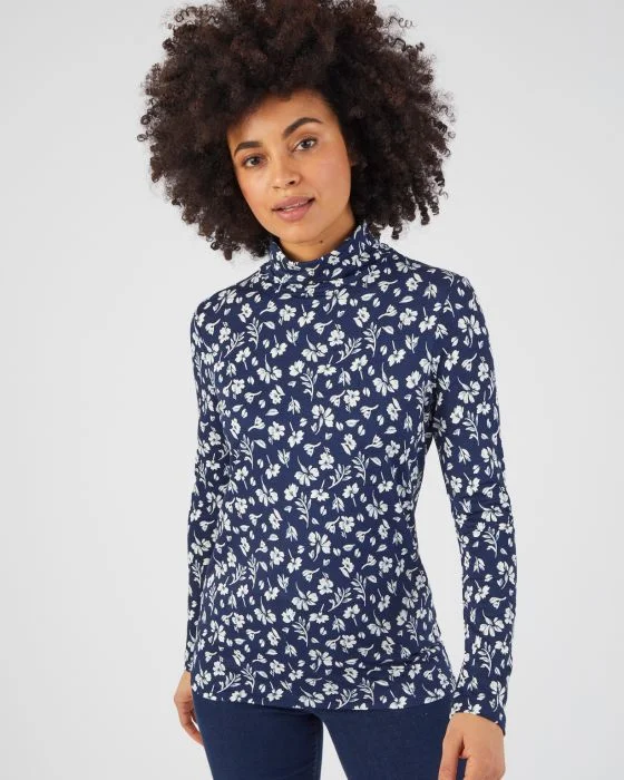 Sous pull maille col roulé