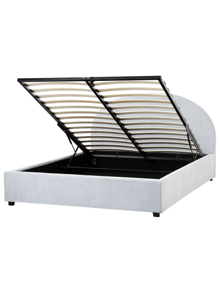 Beliani Doppelbett VAUCLUSE in Blau - (W) 174 x (H) 112 x (L) 214 cm günstig kaufen onesize