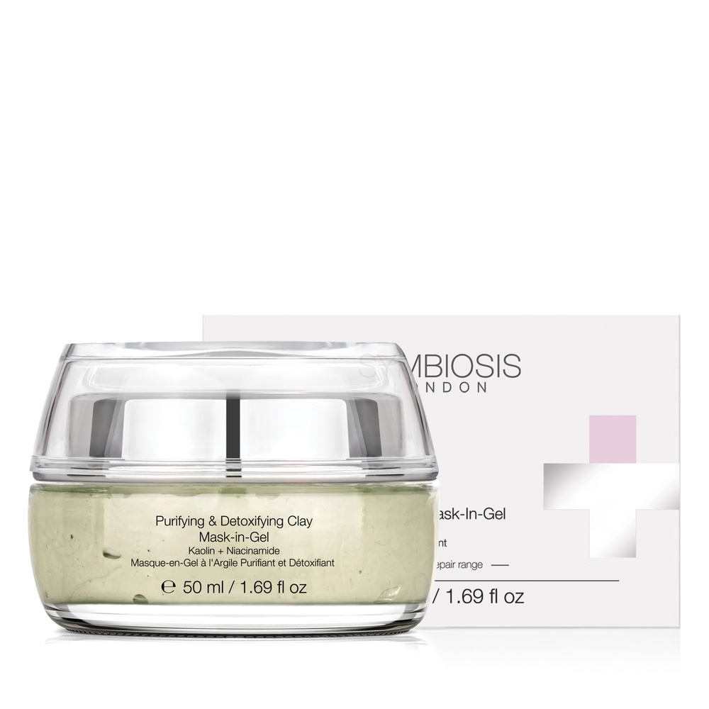 symbiosis [Kaolin + Niacinamide] Masque-en-gel à l'Argile Purifiant et Détoxifiant Masques & Exfoliants