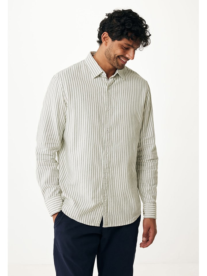 Mexx Hemd in Creme/ Khaki günstig kaufen