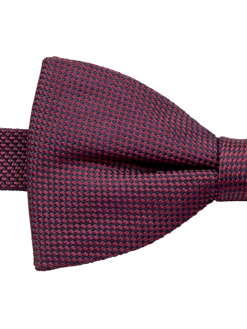 Fliege aus reiner Seide in fuchsia