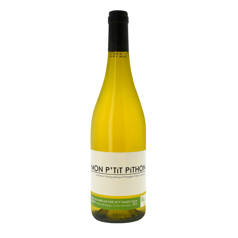 Mon P'tit pithon blanc 2021 - Vin de Pays des Côtes Catalanes - Languedoc-Roussillon - Domaine Olivier Pithon (75CL.)