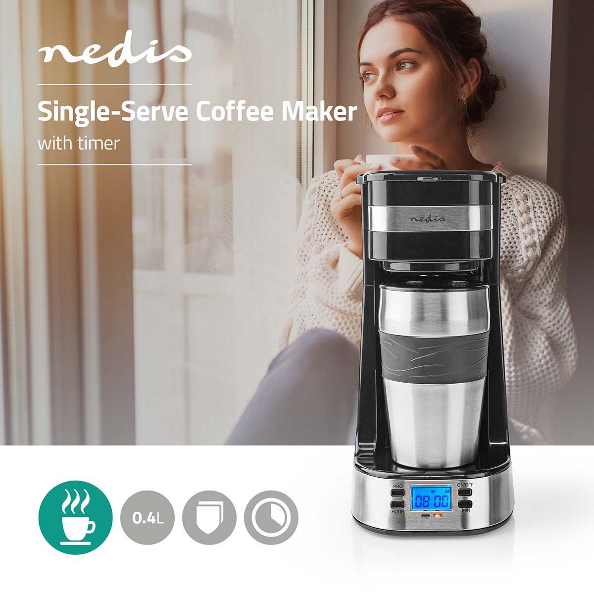 Nedis KACM310FBK Kaffeemaschine