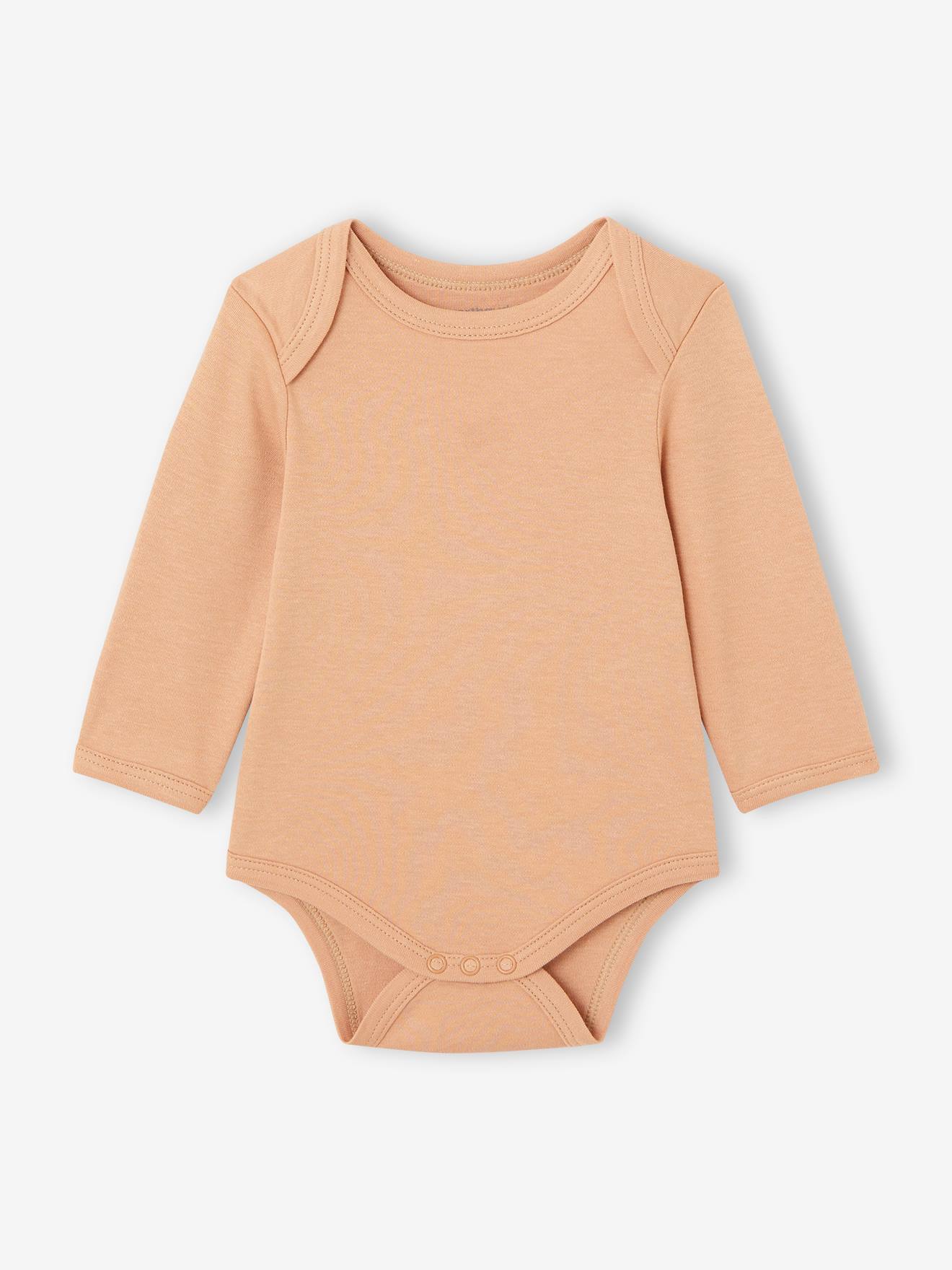Vertbaudet Bio-Kollektion: 7er-Pack Baby Schlupfbodys BASIC Oeko-Tex - mehrfarbig