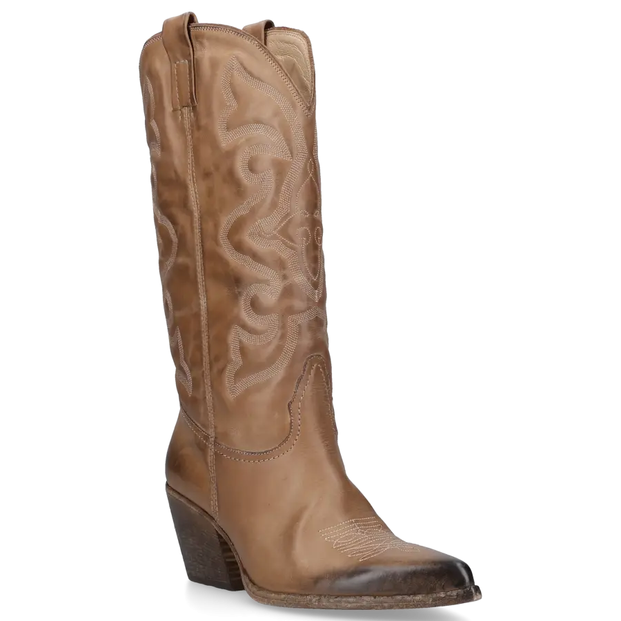 Strategia - Cowboystiefel E200015 Kalbsleder - braun