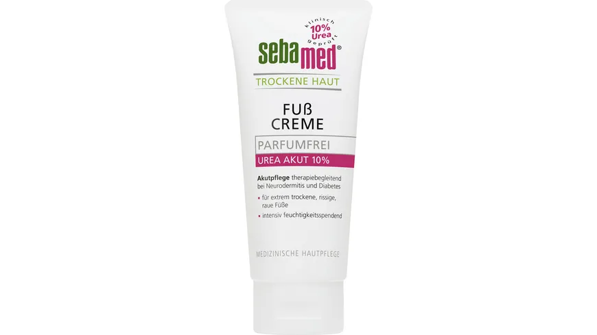 sebamed Trockene Haut parfumfrei Fußcreme Urea 10% 100 ml