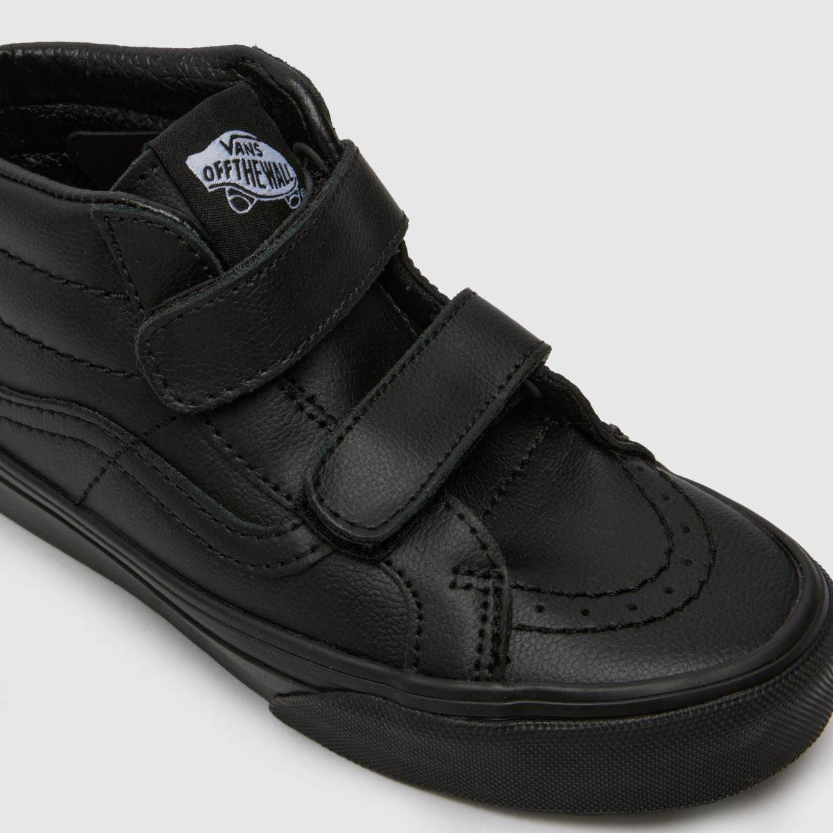 Vans fekete sk8-mid reissue v junior cipők