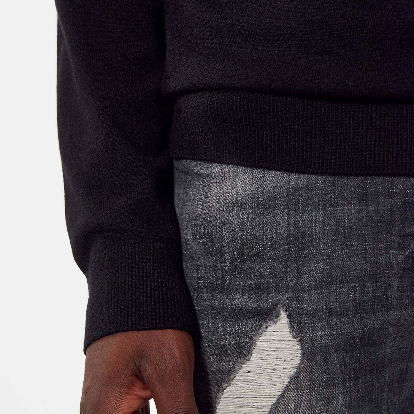 ARIAN  Pull noir Homme