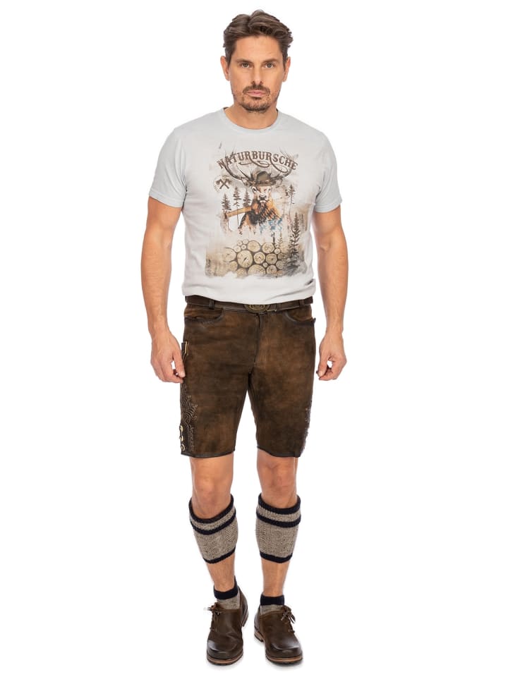MADDOX Lederhose FAELO in braun günstig kaufen