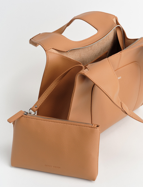 Modische Handtasche mit Kosmetiktäschchen