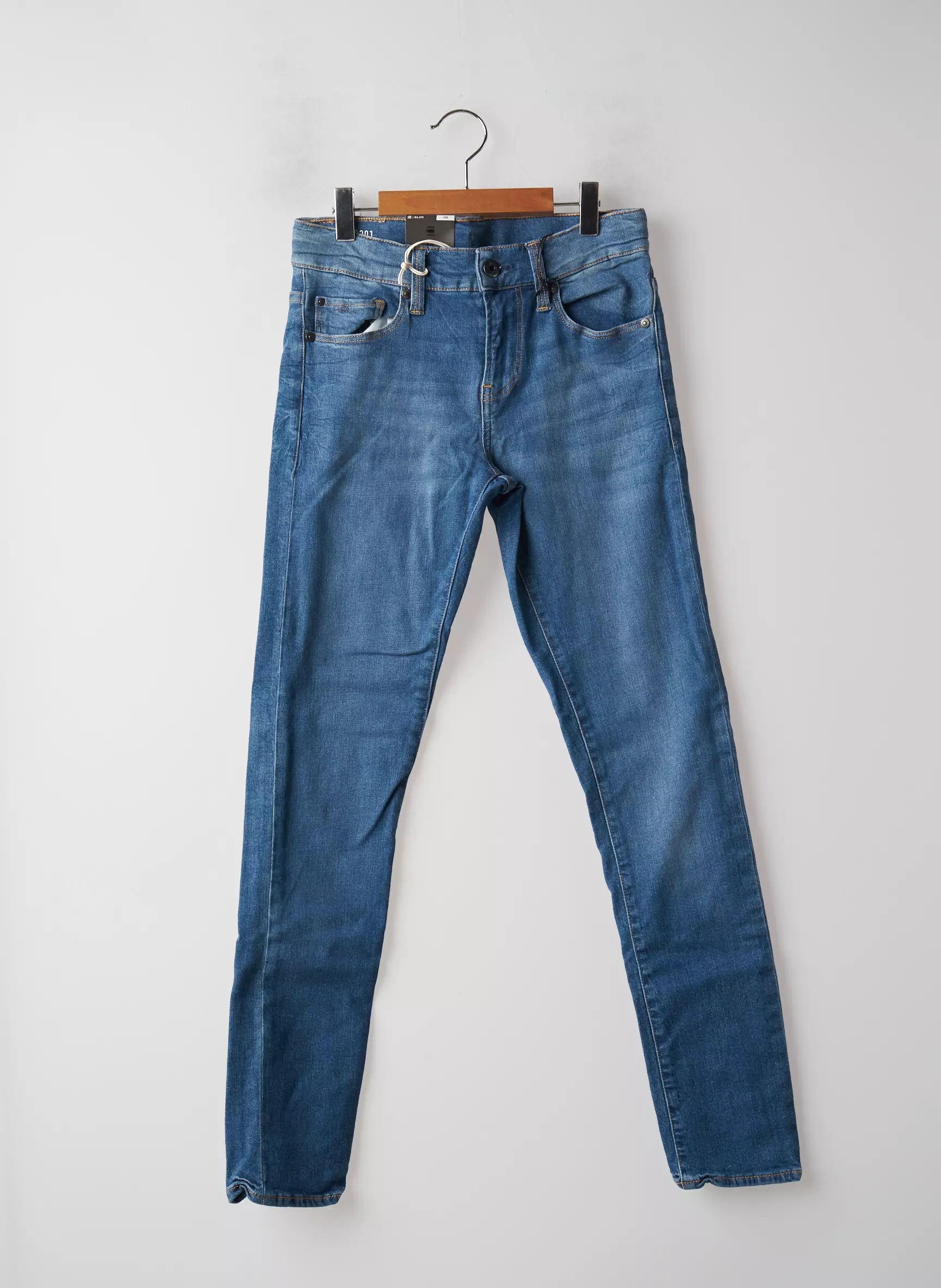 G Star Jeans Coupe Slim Garcon couleur bleu
