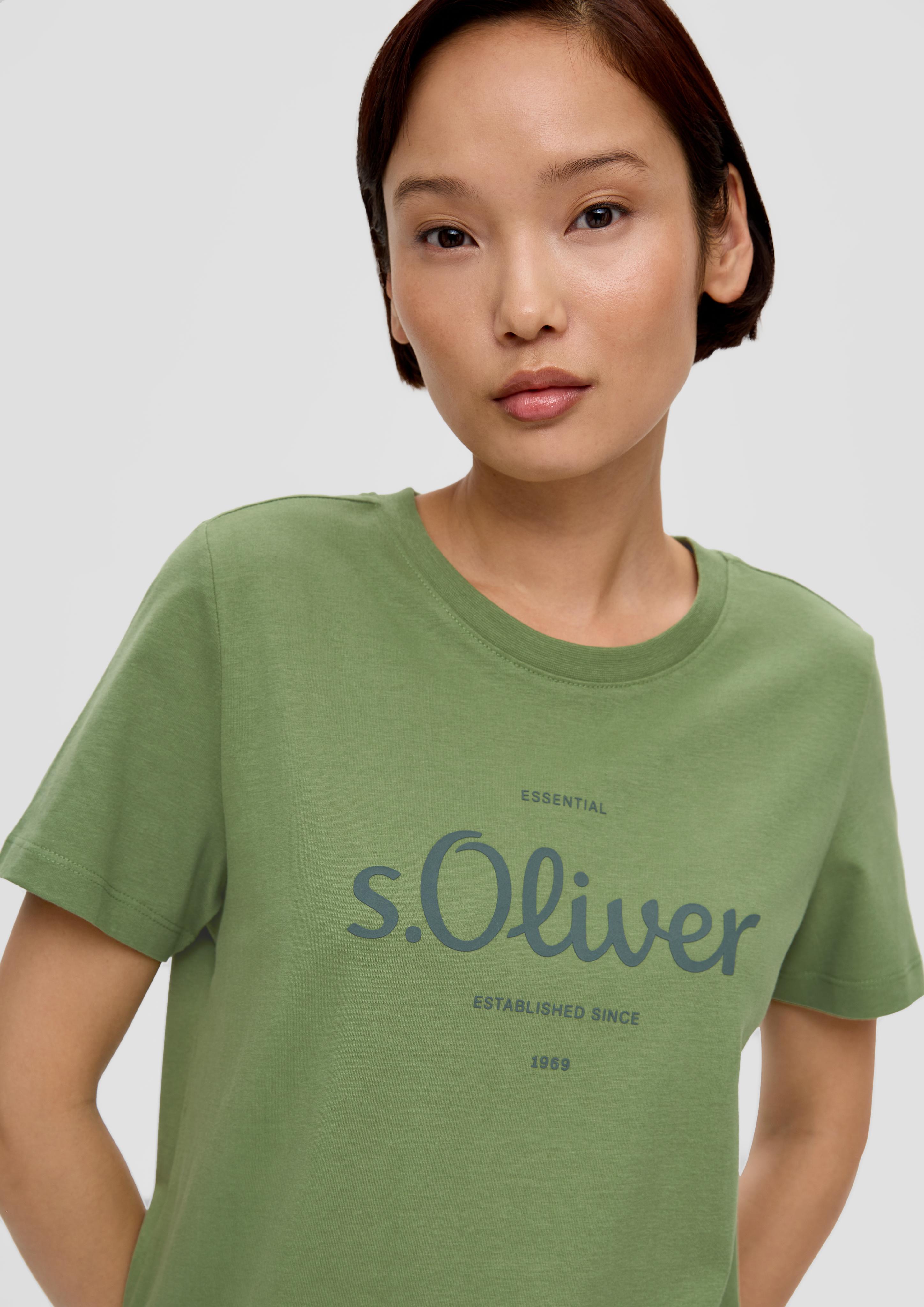 Baumwollshirt mit Logo-Print  2137109-78D0