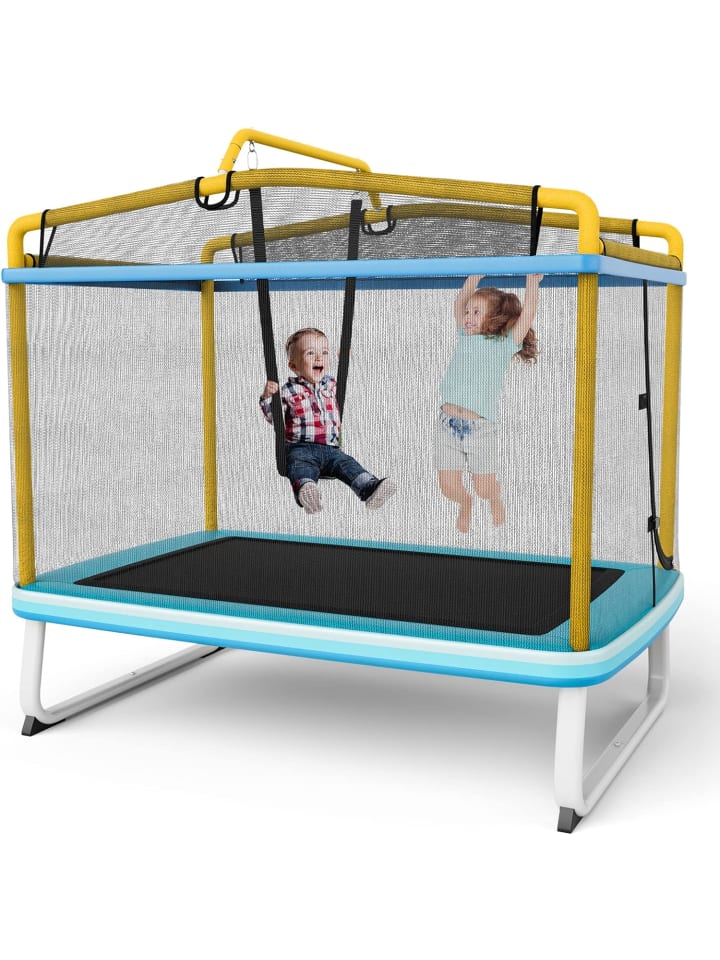 COSTWAY 3 in 1 Trampolin in Gelb günstig kaufen onesize