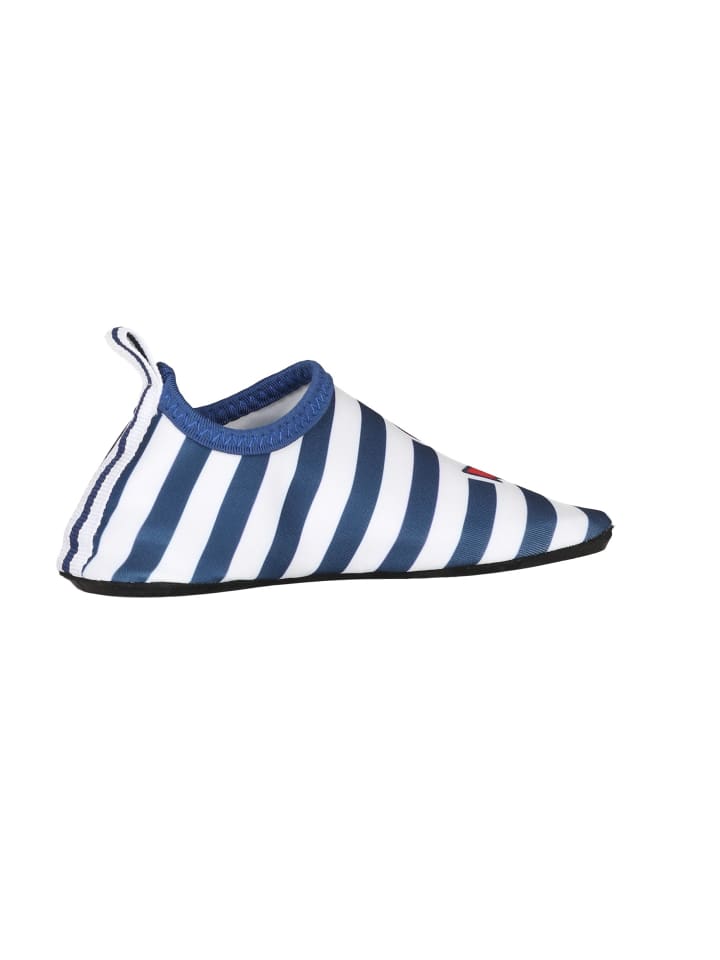 Playshoes Barfuß-Schuh maritim in Marine/weiß günstig kaufen