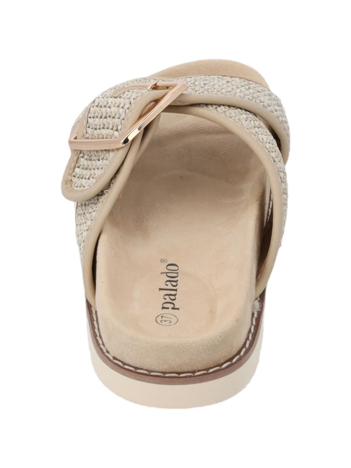 palado Pantoletten in Beige günstig kaufen