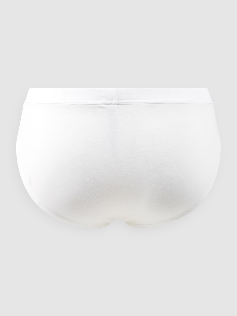 Slip mit Label-Detail in weiß