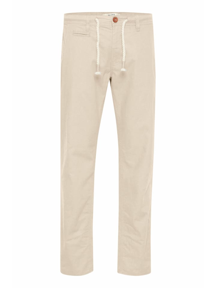 BLEND Leinenhose BHLanias 20711284ME lange Leinenhose mit Kordel im Bund in Natur günstig kaufen
