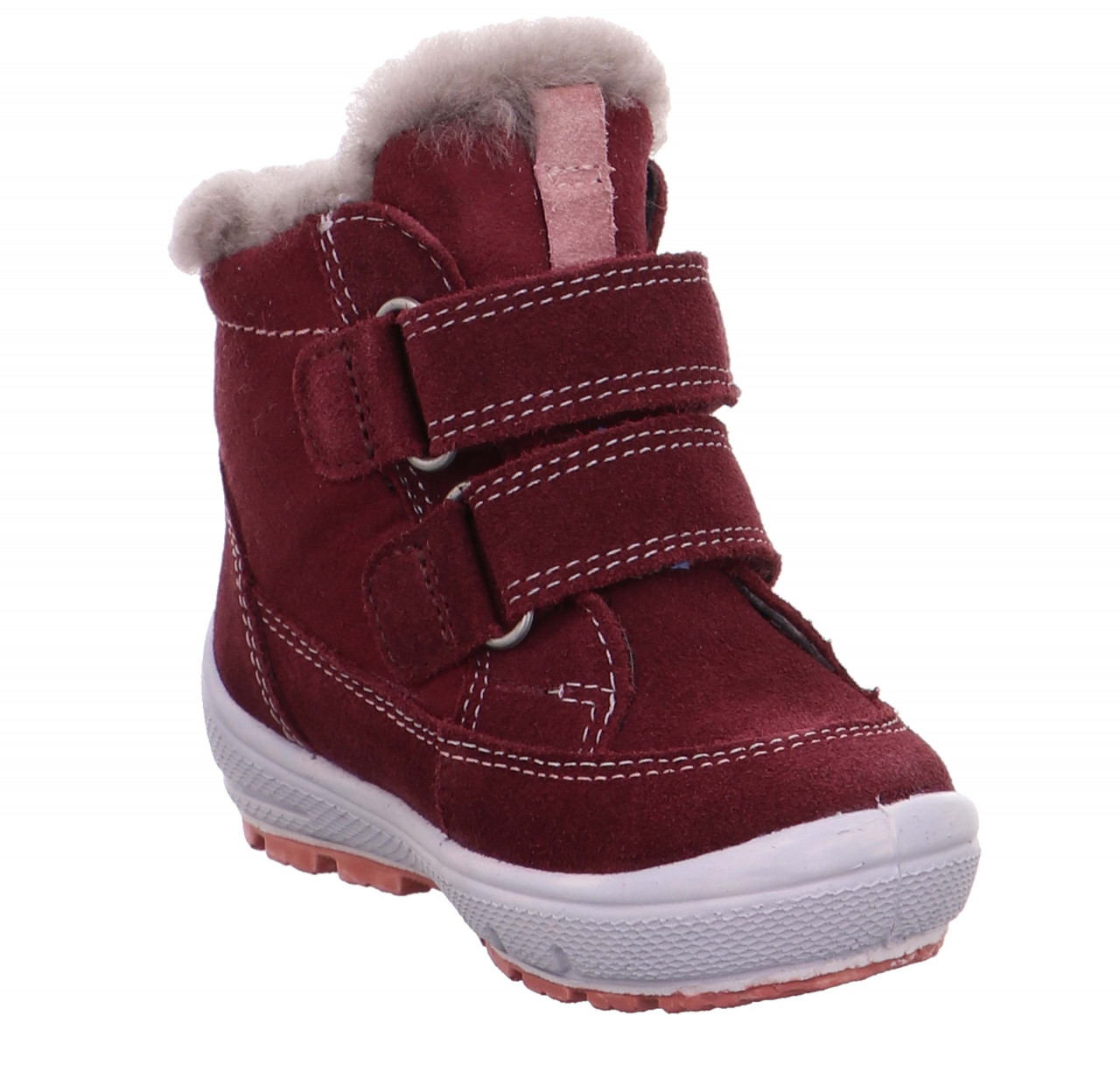 GROOVY - Rot/Rosa Boots mit Klettverschluss