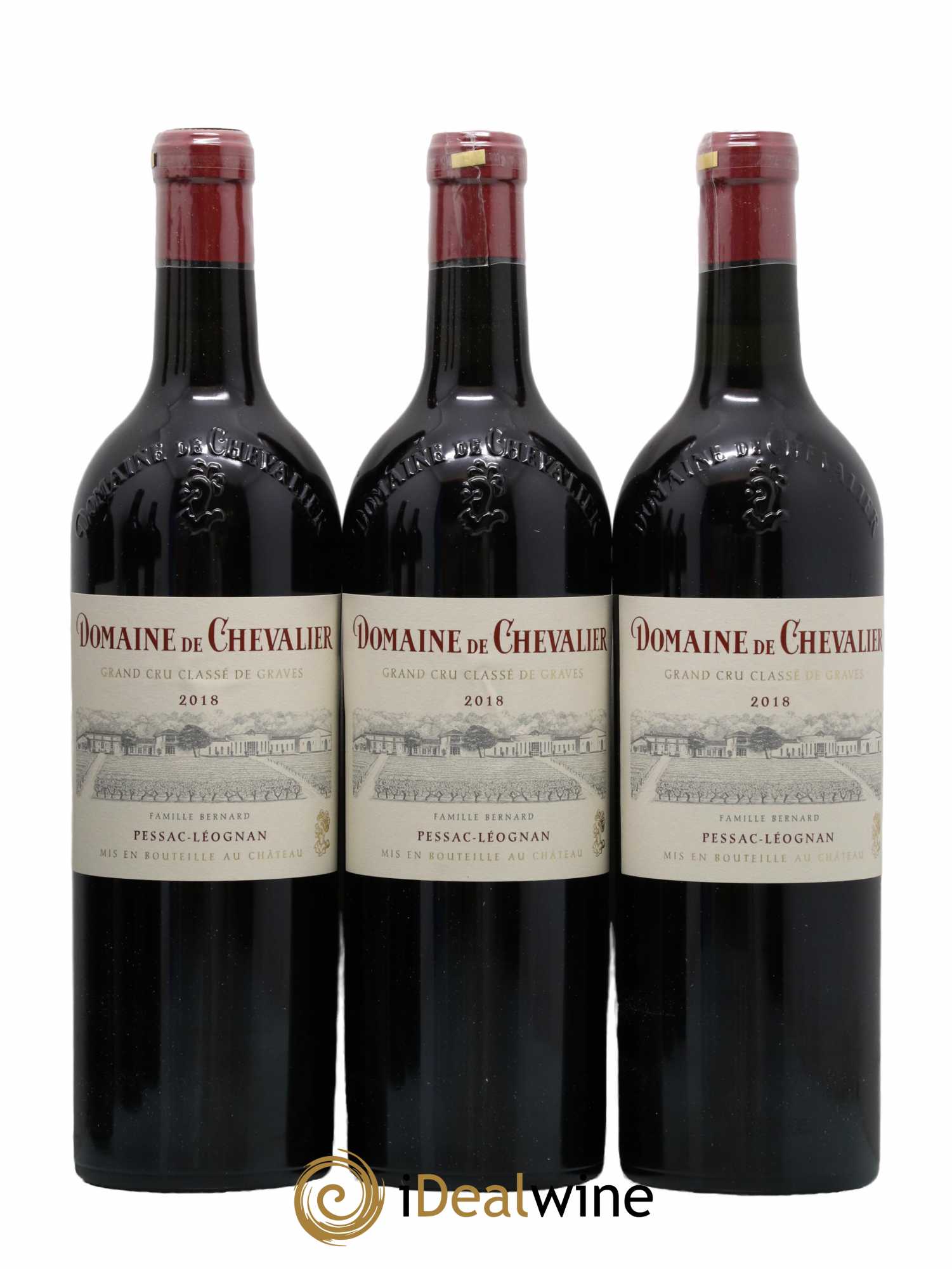 Domaine de Chevalier Cru Classé de Graves  2018 - Lot de 6 Bouteilles
