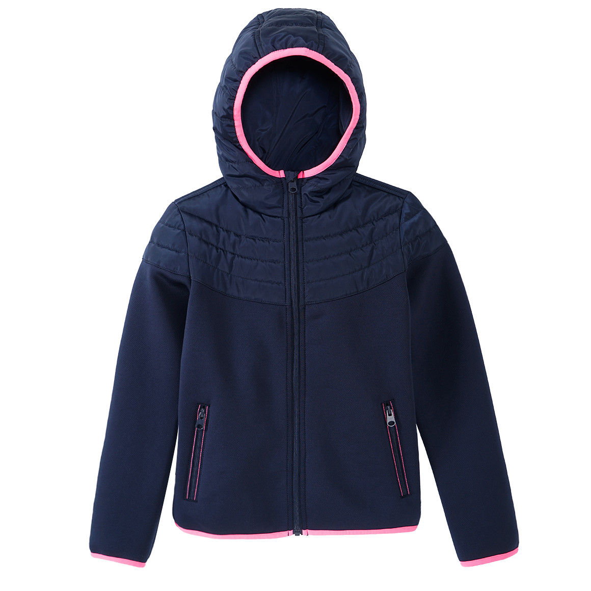 Mädchen Jacke mit Stepp-Einsatz