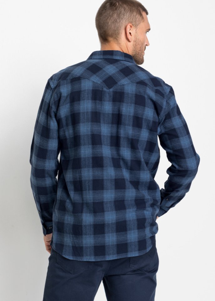 Flanell-Langarmhemd