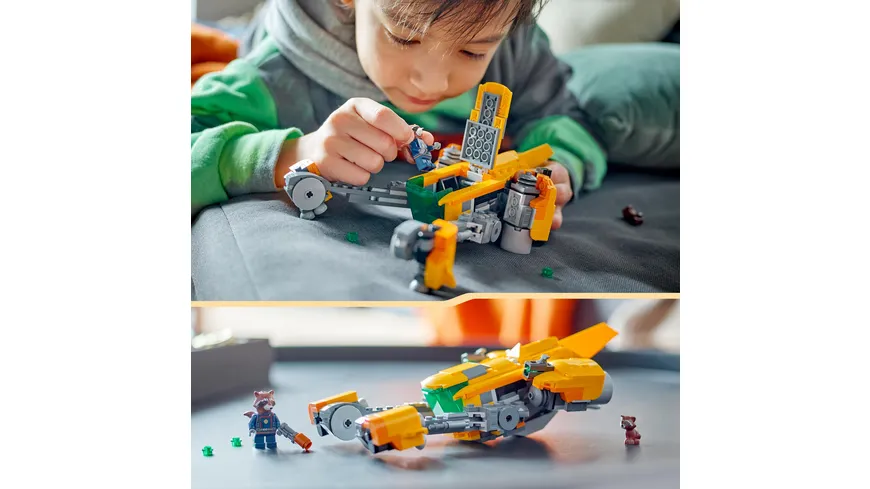 LEGO Marvel 76254 Baby Rockets Schiff, Guardians of the Galaxy Spiel-Set