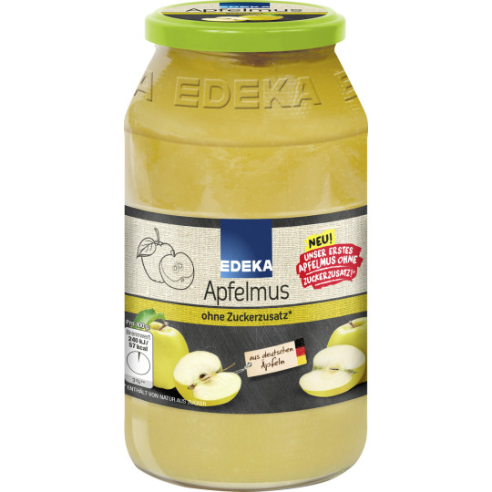 EDEKA Apfelmus ohne Zuckerzusatz 710G