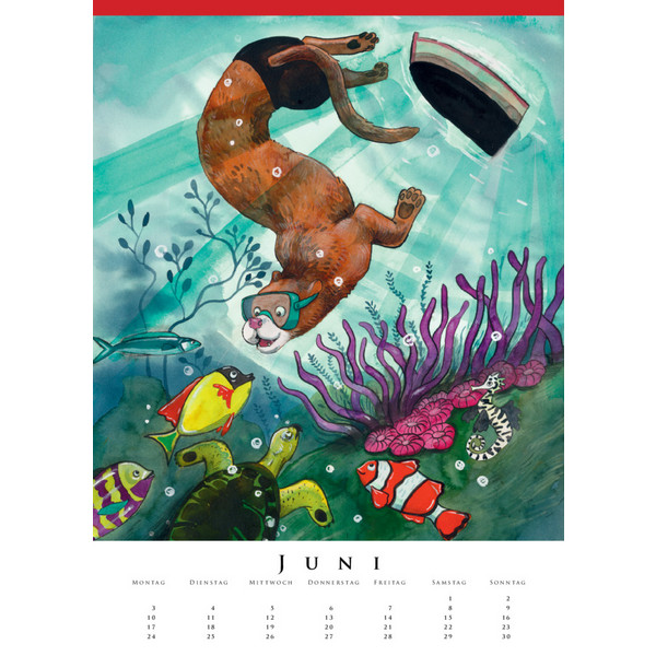 LEONARD ERLBRUCHS KINDERZIMMERKALENDER 2024 - Kalender
