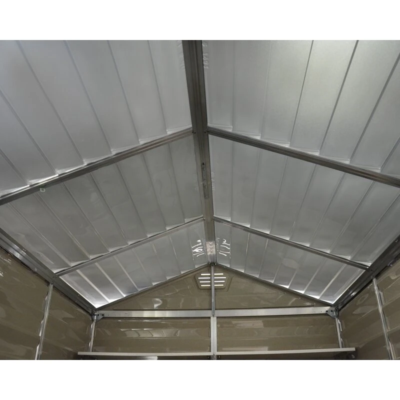 Skylight 6' wide x 8' deep plastic storage shed