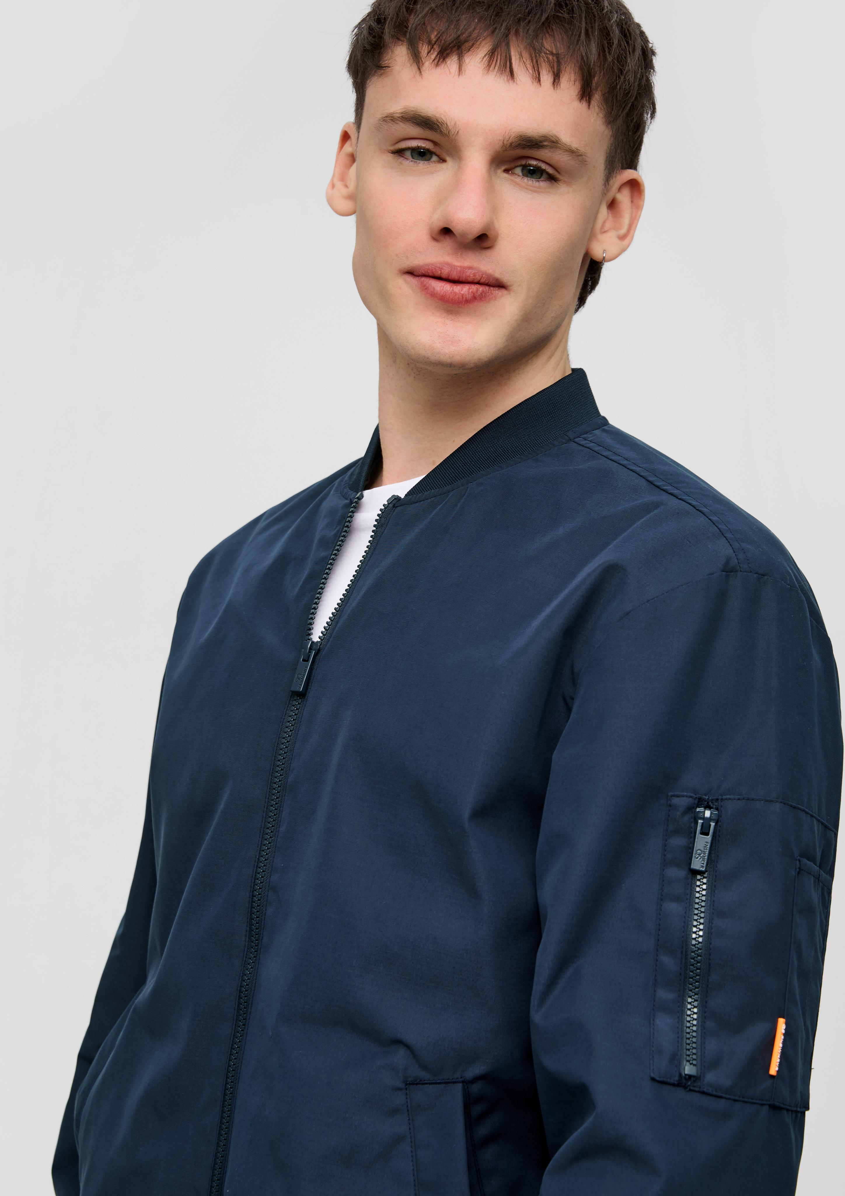 Blouson-Jacke mit Ärmel-Zipper  2141629-5884