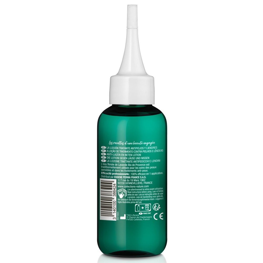 Collections Nature Lotion Anti-Poux et Lentes Idéal pour les enfants à partir de 3 ans.