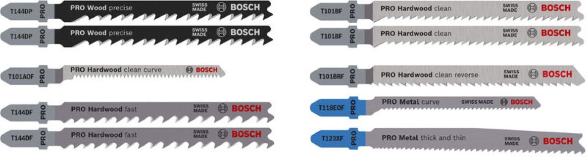 Bosch Blue Accessories 2607011944 PRO Trä- och metallset 100 mm i Robustline-kassett