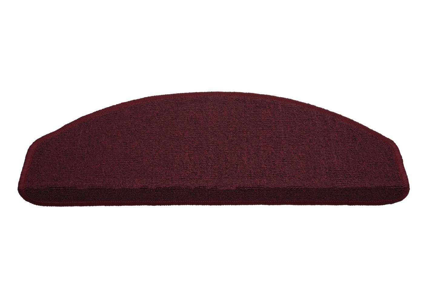 Stufenmatte Stufenmatte MCW-G49, MCW, halbrund, Höhe: 0,5 mm, Kantenverstärkung, Antirutsch-Effekt, Trittschalldämpfung
