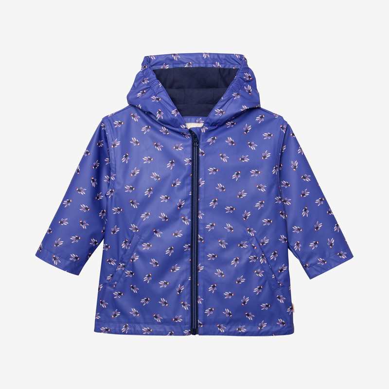Parka fille poissons bleu Catimini