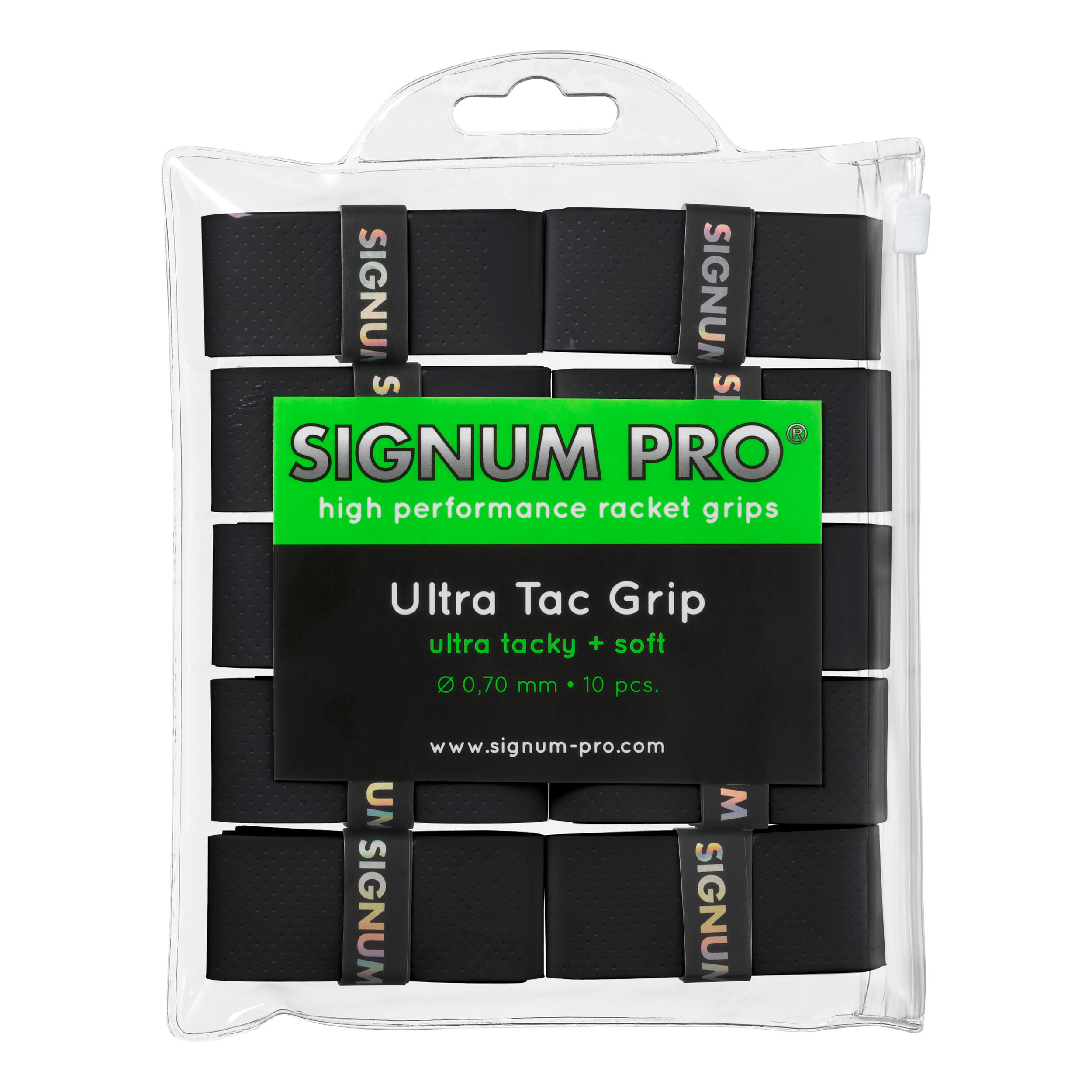 Ultra Tac Grip 10er Pack - Schwarz