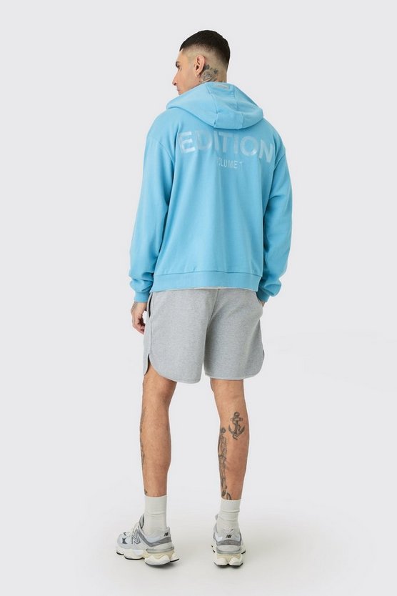 Tall Oversize Hoodie mit Reißverschluss